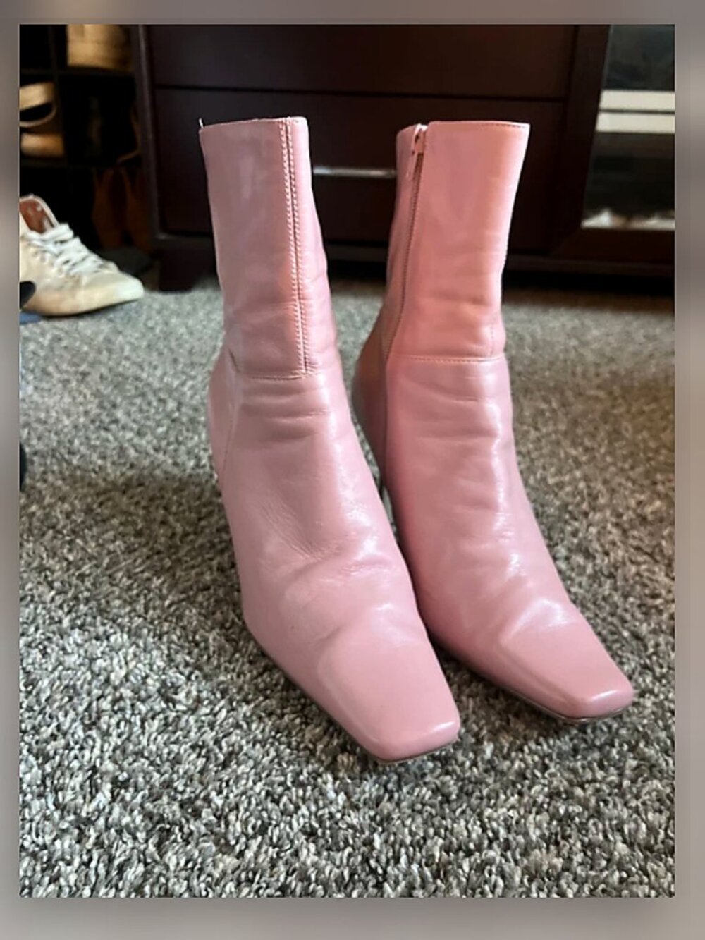 Pink boots